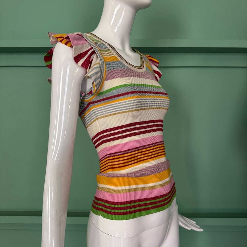 Moschino couture striped top